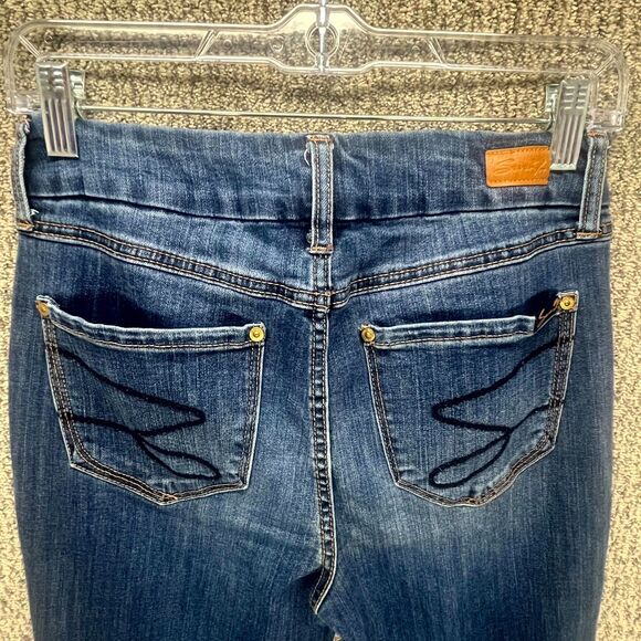 Seven7 Tummyless Skinny Jeans Womens Size 6 Blue Denim Cotton Stretch High Rise - Picture 15 of 16